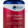 Zinc + Vitamin C Chewable Raspberry Flavor 60 Chewable Wafers