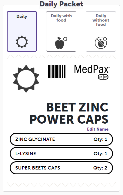 Tito's Beet Zinc Power Caps