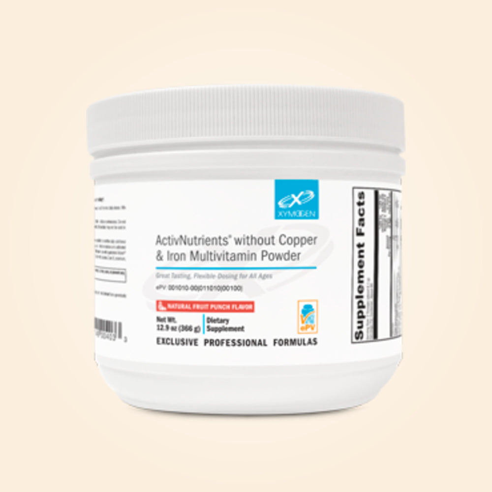 ActivNutrients® without Copper & Iron Multivitamin Powder Fruit Punch 60 Servings