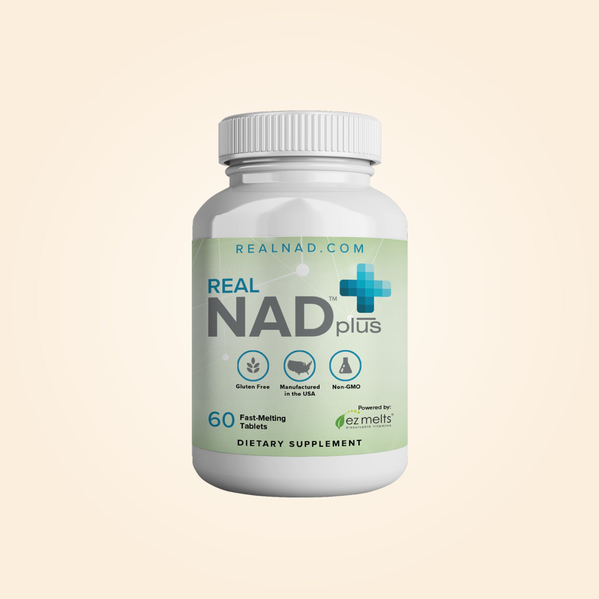 Real NAD+ 60 EZ Melt Tablets