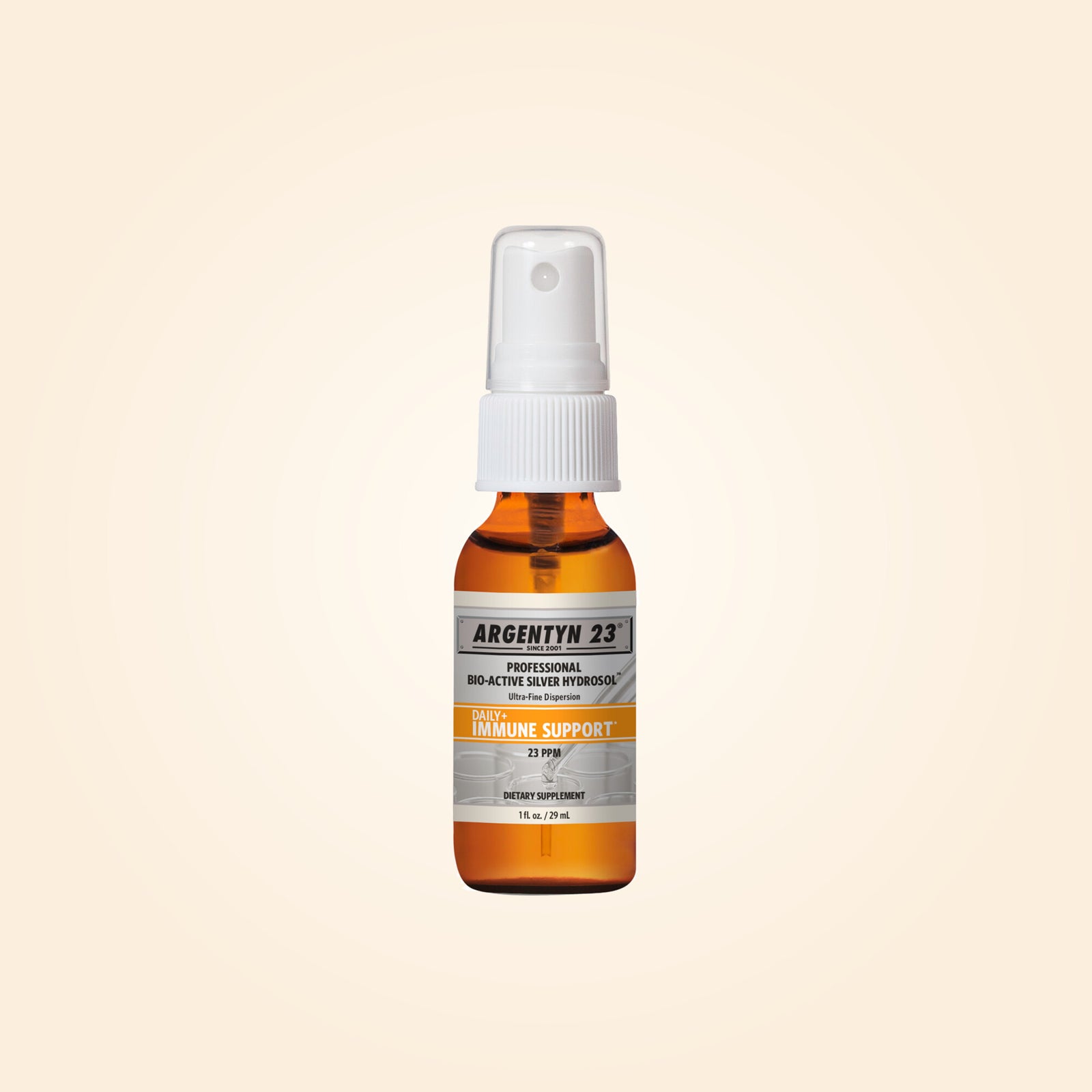 Pro Bio-Active Silver Hydrosol 23 ppm Travel Size Fine Mist Spray 1 fl oz