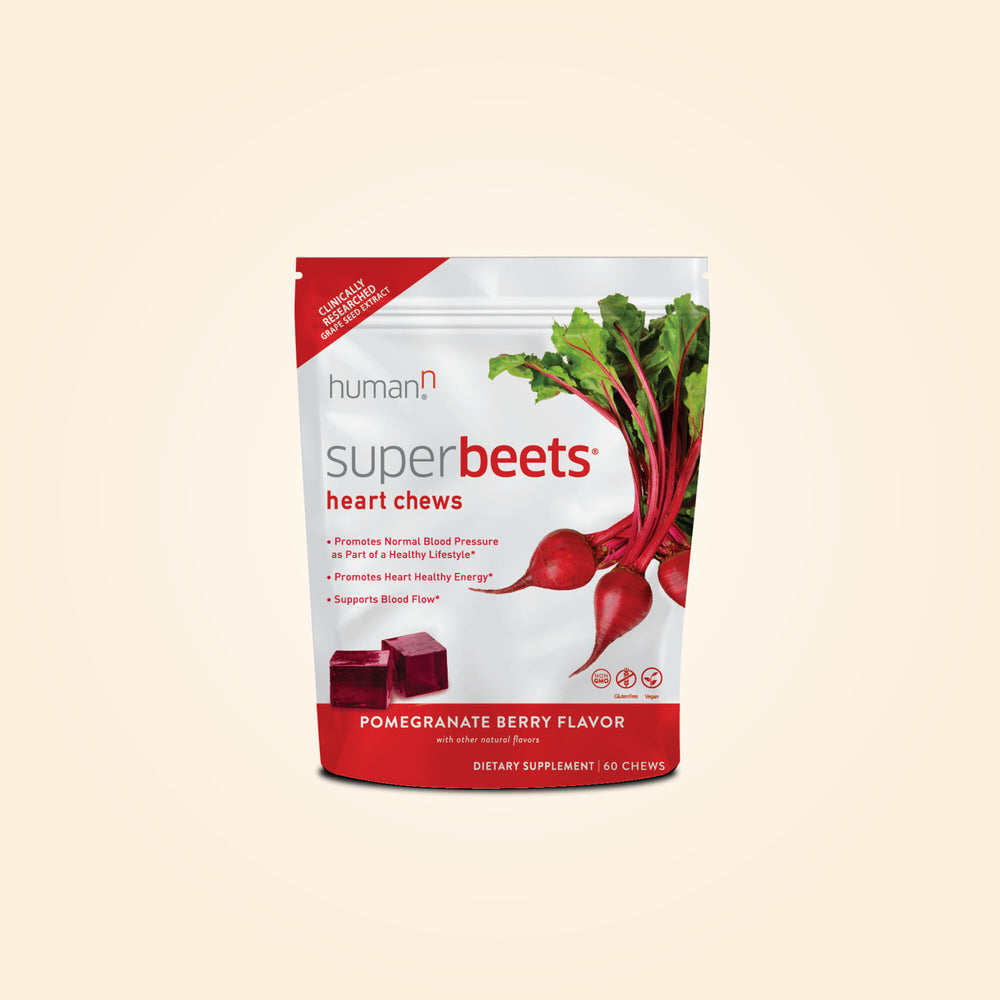 SuperBeets Heart Chews Pomegranate Berry 60 Chews