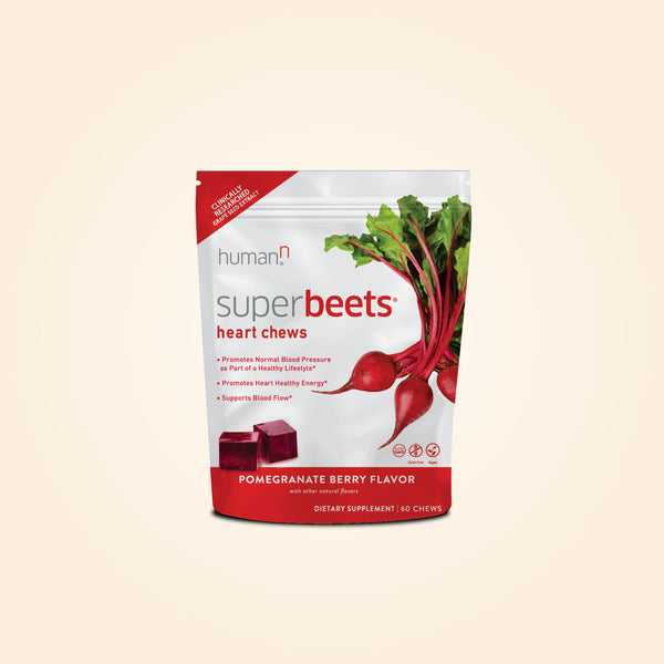 SuperBeets Heart Chews Pomegranate Berry 60 Chews