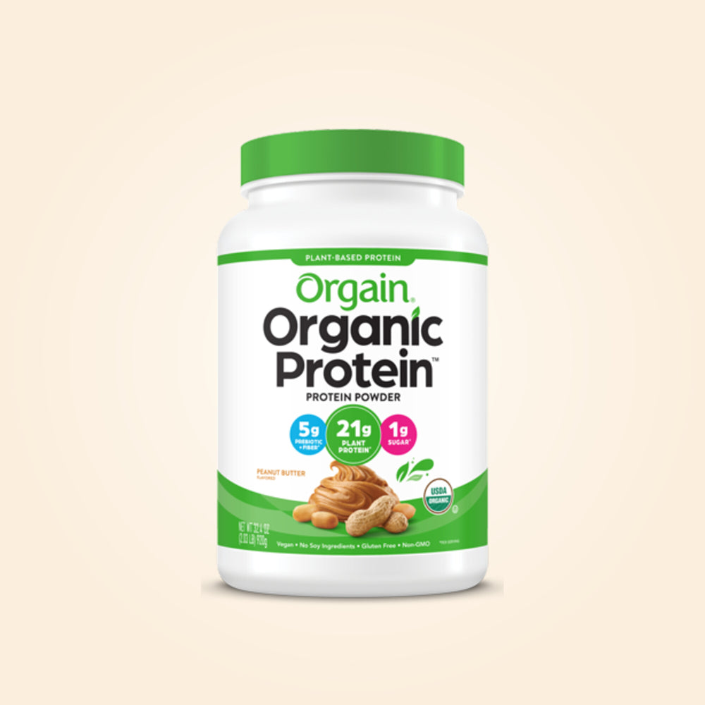 Organic Protein Powder Plant Based Peanut Butter 20 Servings