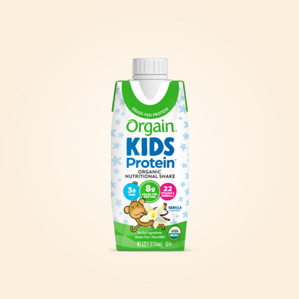 Kids Protein Organic Nutrition Shake Vanilla Single Serving Pack