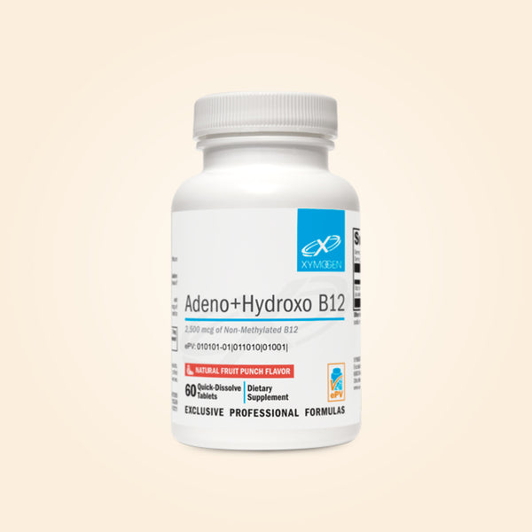 Adeno+Hydroxo B12 Natural Fruit Punch Flavor 60 Tablets