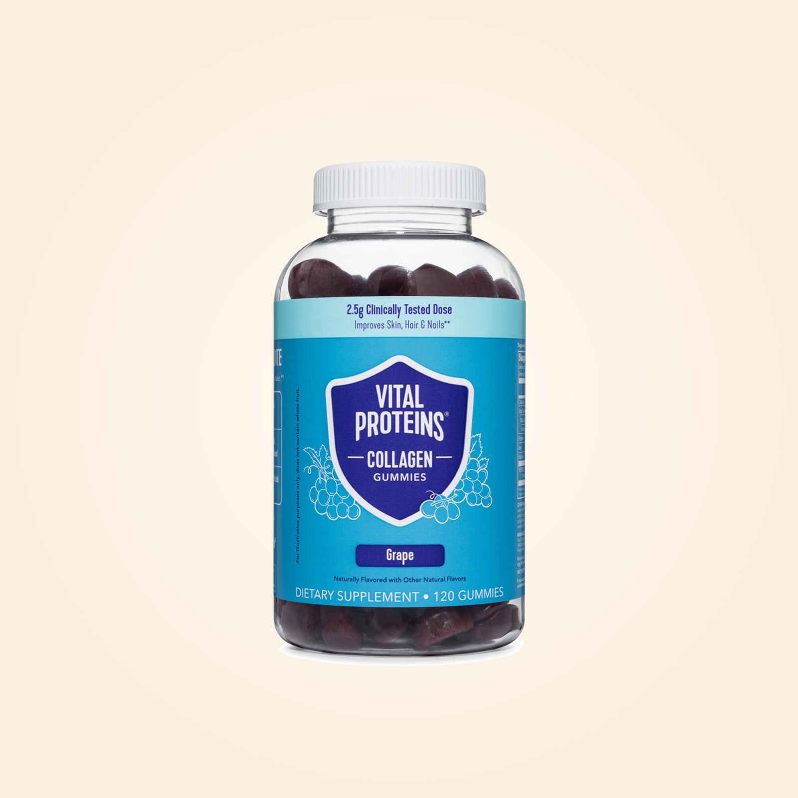 Collagen Gummies Grape 120 Gummies