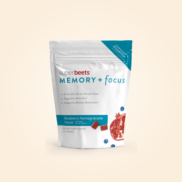 SuperBeets Memory + Focus 30 Chews