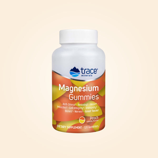 Magnesium Gummies Peach 120 Gummies