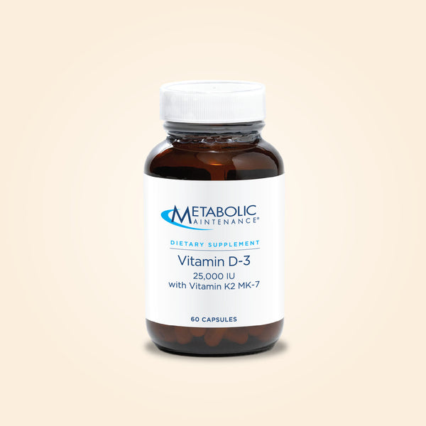 Vitamin D-3 25,000 IU 60 Capsules