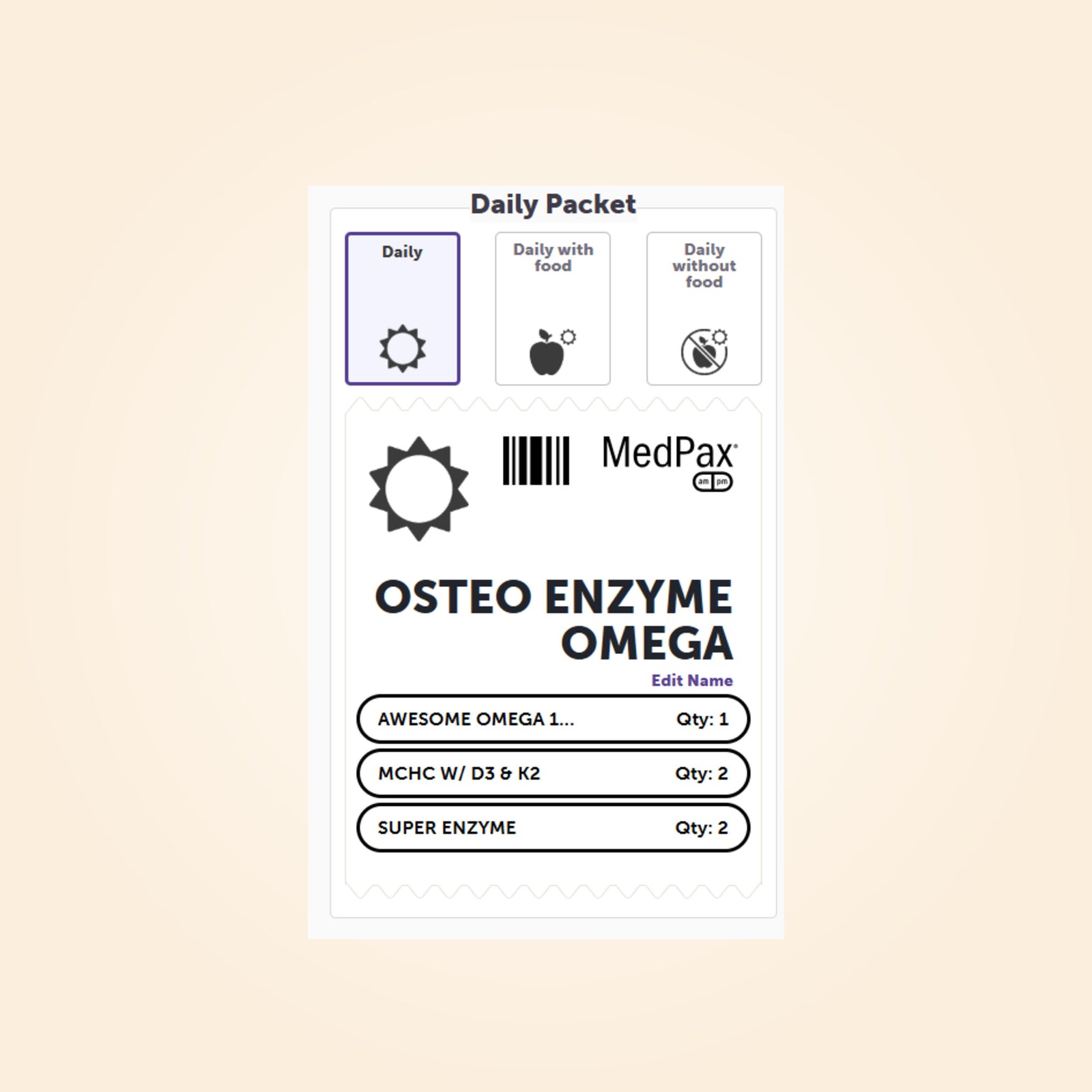 Awesome Box Osteo Enzyme Omega