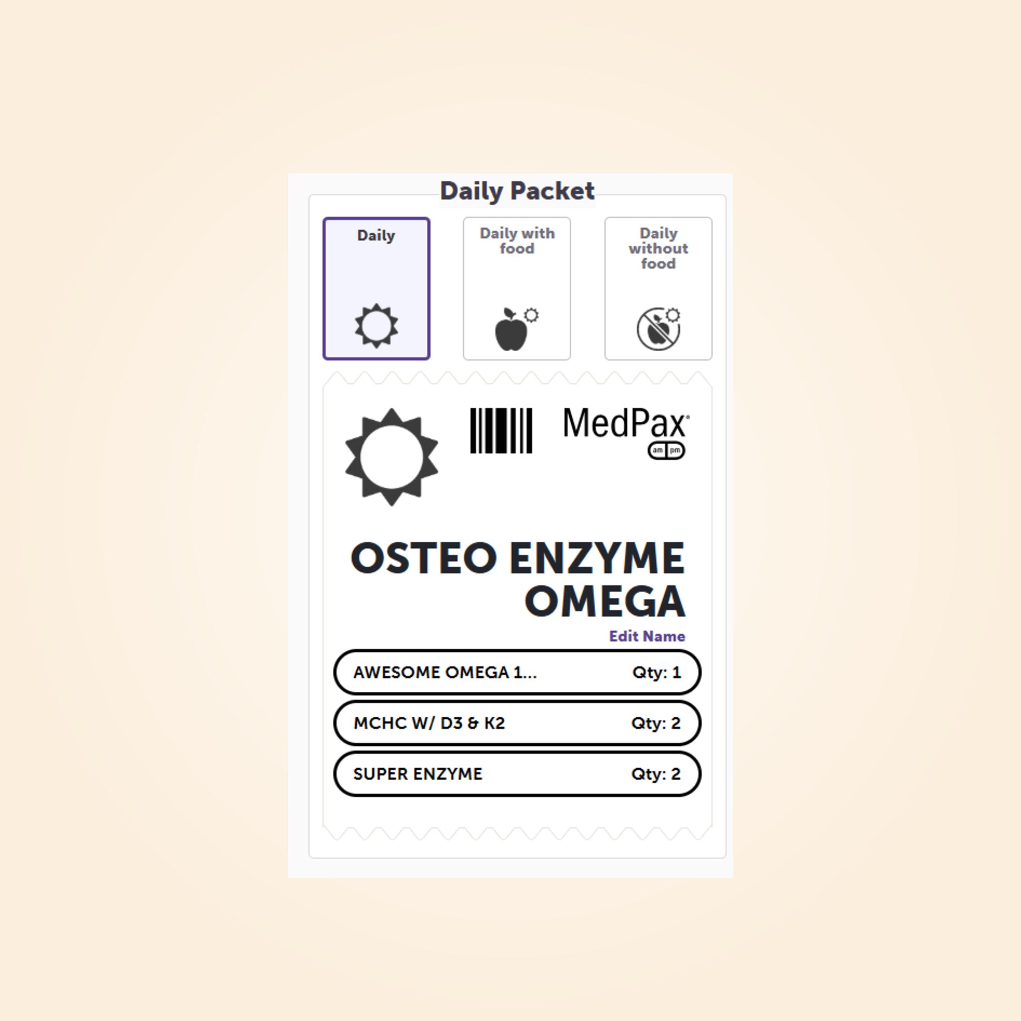 Awesome Box Osteo Enzyme Omega